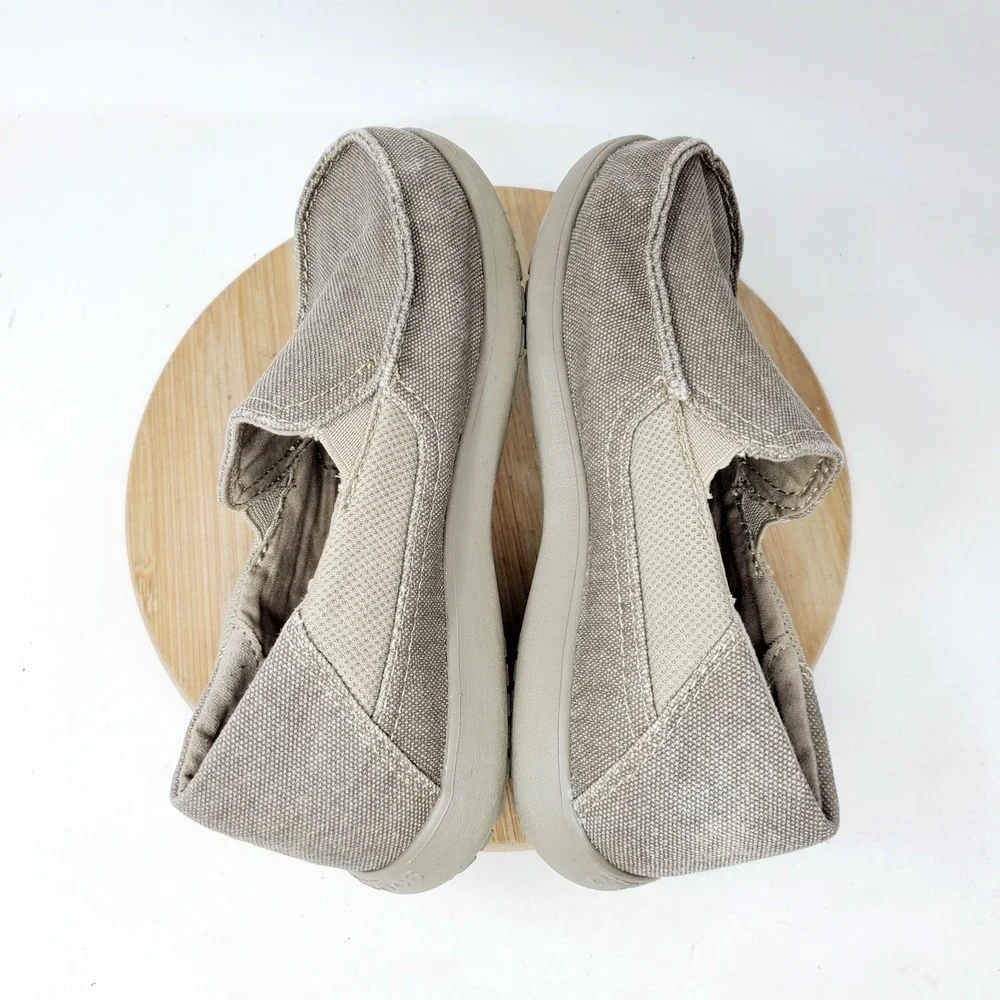 Crocs Santa Cruz Shoes Big Kids 3 Moc Toe Canvas Loafer Casual Surfer Boys Girls